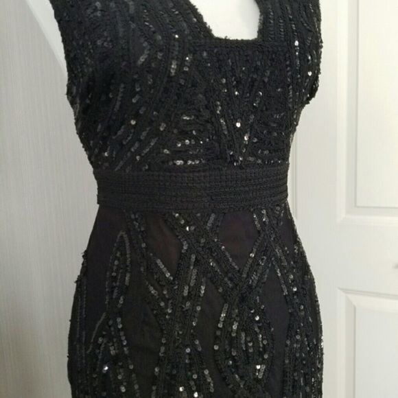 Free People Black Sequence Details Dress - Picture 5 of 6